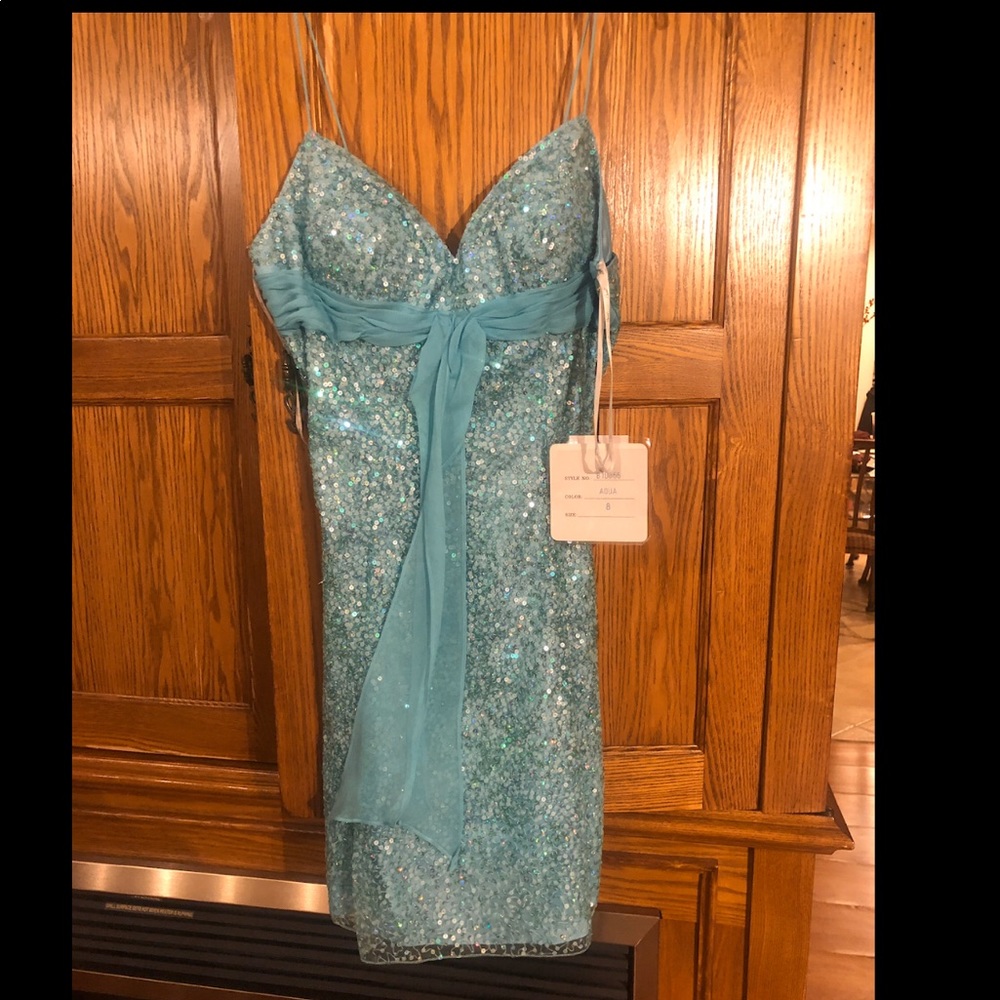Light Blue Cocktail Dress